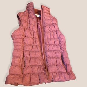 NWOT NY&CO Quilted Puffer Vest in Rose
